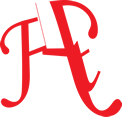 Het logo van Ten Have Tekst in de rode kleur van de huisstijl, ontworpen door graphic desginer Menno Schreuder uit Groningen.