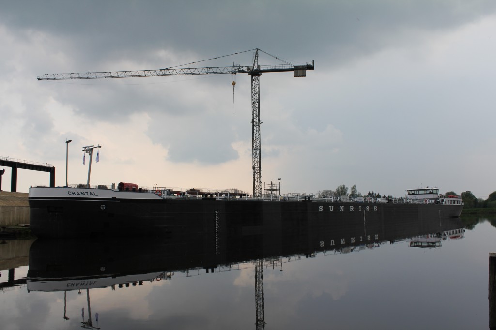Mts Chantal, de eerste 110-meter Sunrise programma, de ultralight tanker is gebouwd bij Groningen Shipyard in Waterhuizen