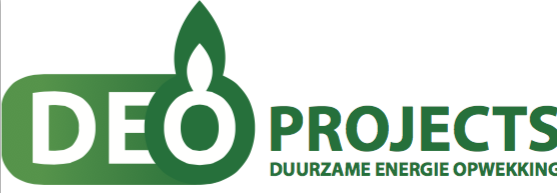 Het nieuwe logo, helemaal passend bij de nieuwe huisstijl van DEO Projects.